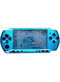 Корпус PSP Slim 3000 в сборе + кнопки (синий) (PSP)